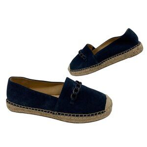 Talbots Blue Leather Slip-On Flats | Women’s Size 7.5
